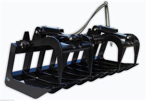 root rake for skid steer|72 inch root grapple.